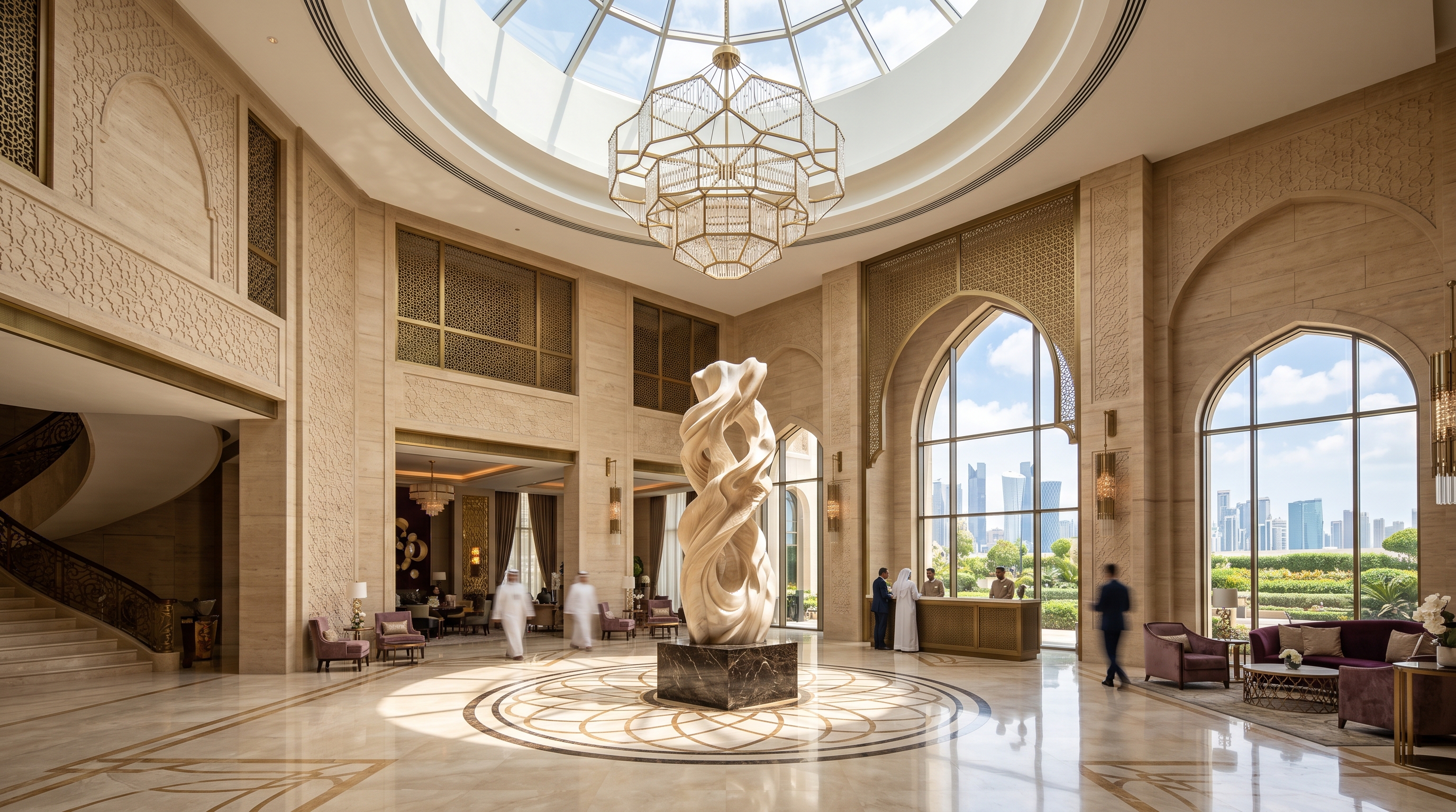 Doha Hotel Lobby — Doha, Qatar